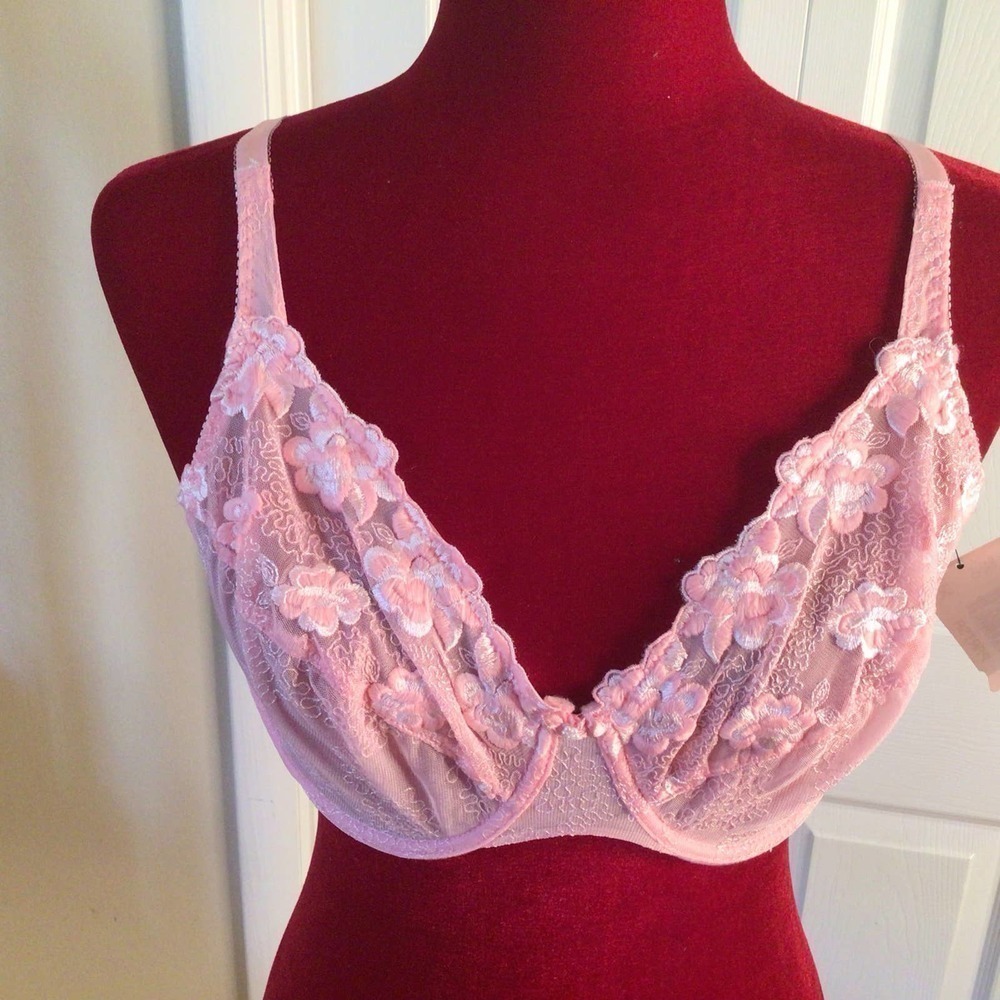 NWT Parisa pink underwire bra sz 36D‎